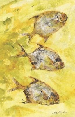 pompano fish painting